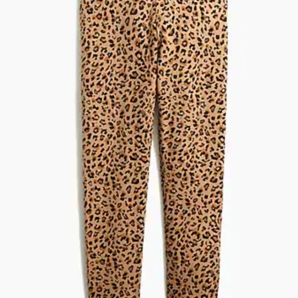 J Crew Leopard Cropped Everyday Leggings Size XL - Picture 5 of 6
